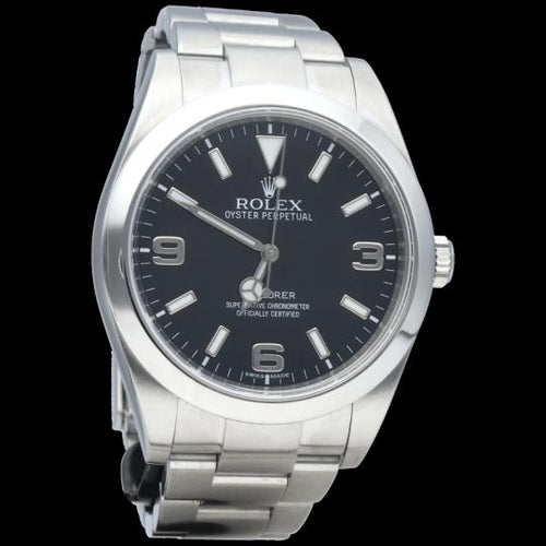 Montre Rolex Explorer - Montre automatique homme/femme en acier 39 mm 58 Facettes MT44155