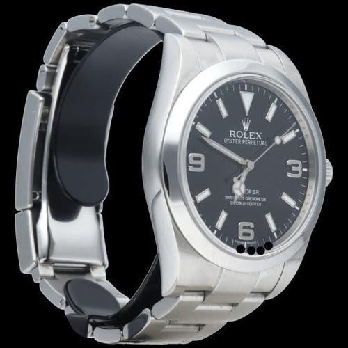 Montre Rolex Explorer - Montre automatique homme/femme en acier 39 mm 58 Facettes MT44155