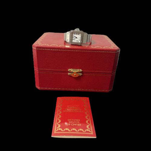Montre Cartier Santos - Montre femme en acier 23 mm 58 Facettes MT44282