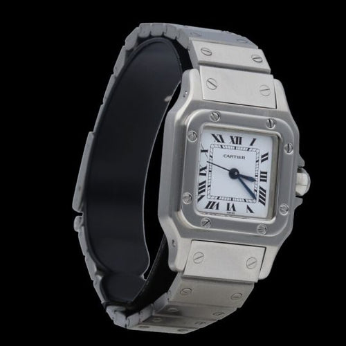 Montre Cartier Santos - Montre femme en acier 23 mm 58 Facettes MT44282