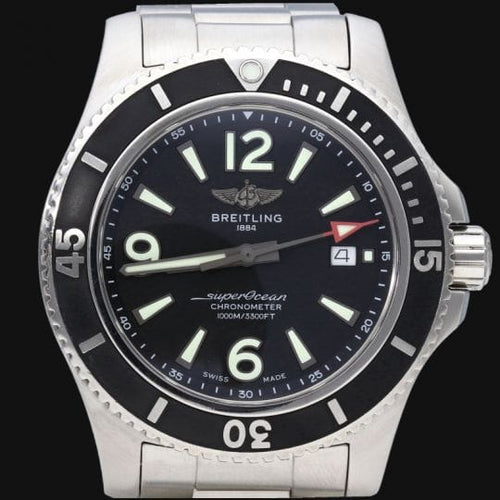 Montre Breitling Superocean - Montre automatique 44 mm en acier 58 Facettes MT43463