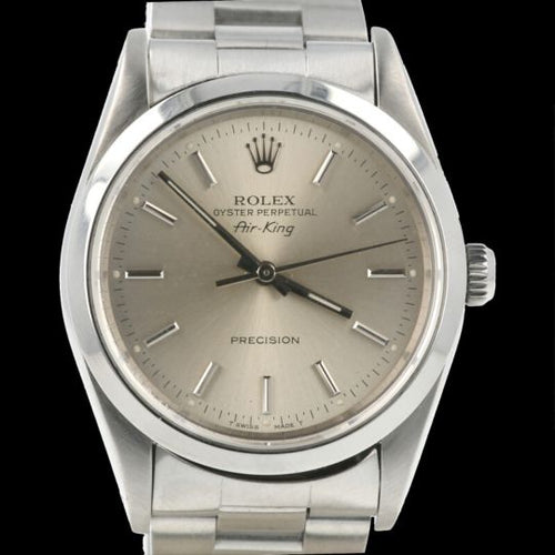 Montre Rolex Air-King - Montre homme automatique en acier 34 mm 58 Facettes MT43446