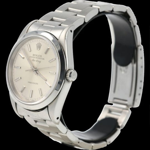 Montre Rolex Air-King - Montre homme automatique en acier 34 mm 58 Facettes MT43446