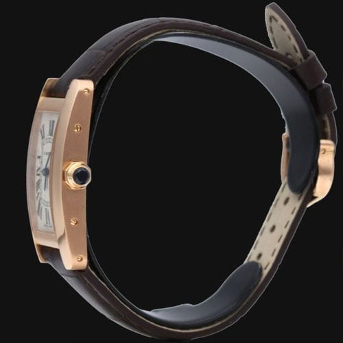 Montre Cartier Tank Américaine - Montre femme en or rose 58 Facettes MT44218