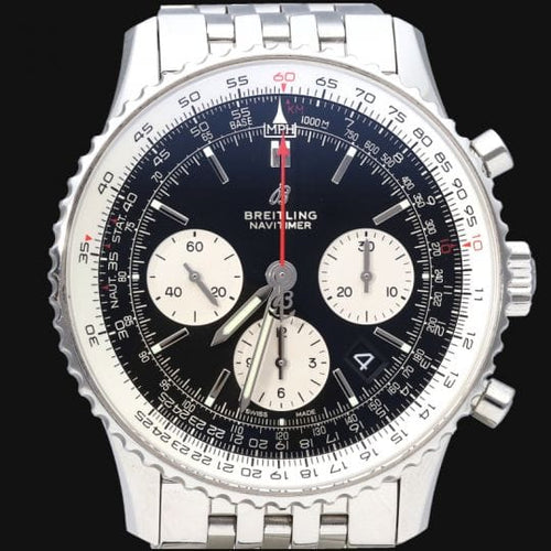Montre Breitling Navitimer B01 - Montre chronographe 43 mm en acier 58 Facettes MT43430