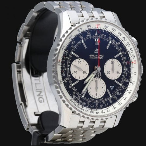 Montre Breitling Navitimer B01 - Montre chronographe 43 mm en acier 58 Facettes MT43430