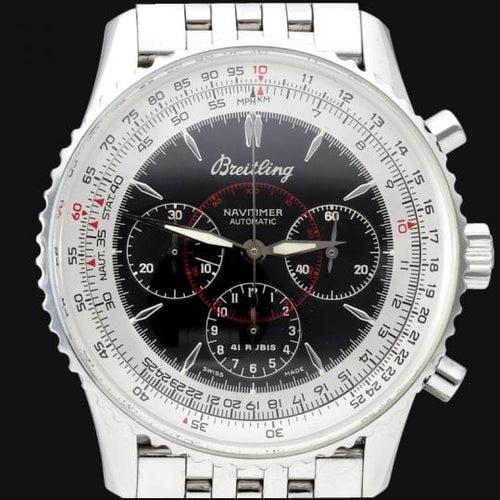 Montre Breitling Navitimer Montbrillant - Montre homme automatique en acier 58 Facettes MT43889
