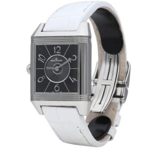 Montre Jaeger-LeCoultre Reverso Duetto - Montre en acier 58 Facettes MT44228