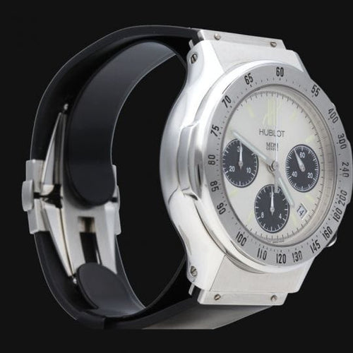 Montre Hublot Super B - Montre chronographe automatique homme en acier 42 mm 58 Facettes MT43926