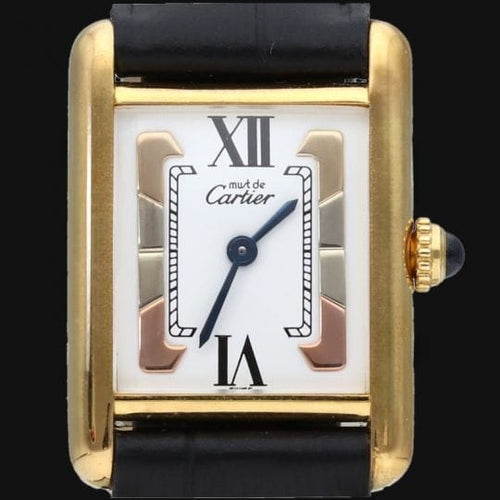 Montre Cartier Tank - Montre vermeil à quartz 58 Facettes MT44374