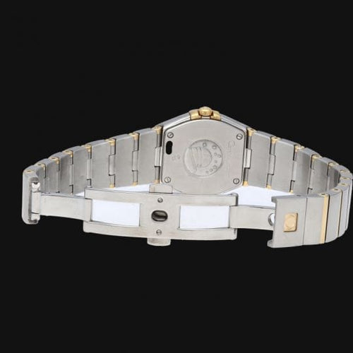 Montre Omega Constellation - Montre 27 mm en or jaune et acier avec diamants 58 Facettes MT43925