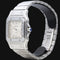 Montre Cartier Santos Galbée - Montre femme automatique en acier 29 mm 58 Facettes MT43424