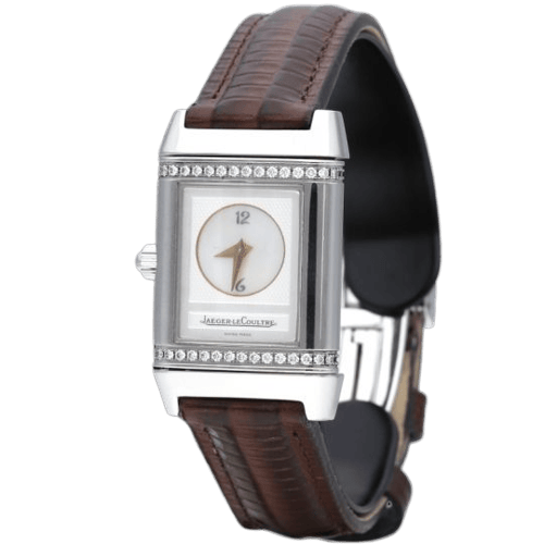 Montre Jaeger-LeCoultre Reverso Duetto - Montre en acier 58 Facettes MT44223