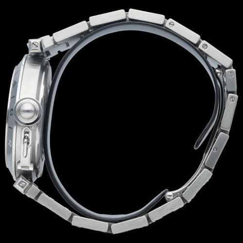 Montre Cartier Pasha - Montre GMT automatique en acier 35 mm 58 Facettes MT42869