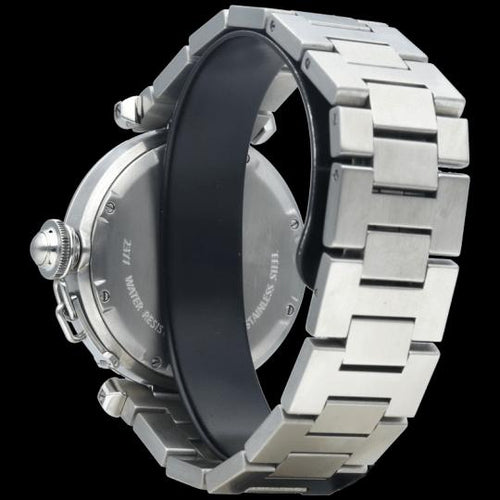 Montre Cartier Pasha - Montre GMT automatique en acier 35 mm 58 Facettes MT42869