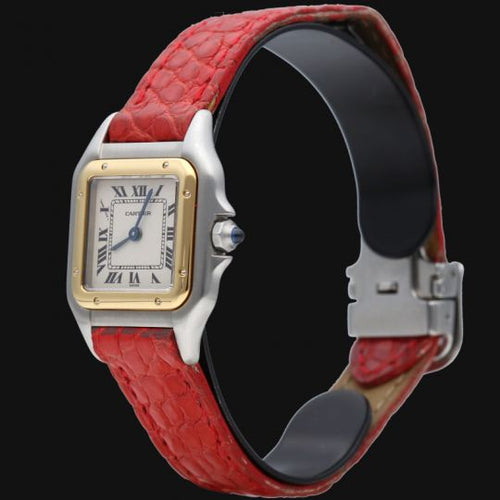 Montre Cartier Panthère - Montre femme quartz en acier et or jaune 58 Facettes MT44162