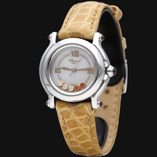 Montre Chopard Happy Sport Mini - Montre femme quartz 26 mm acier 58 Facettes MT43563