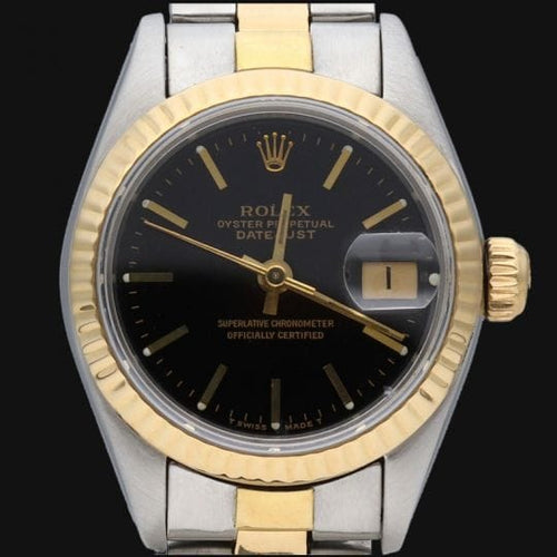 Montre Rolex Datejust - Montre femme 26 mm en acier et or jaune 58 Facettes MT44320
