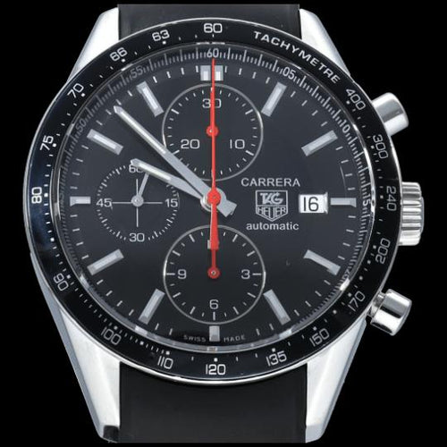 Montre TAG Heuer Carrera - Montre chronographe Calibre 16 acier 41 mm 58 Facettes MT44519