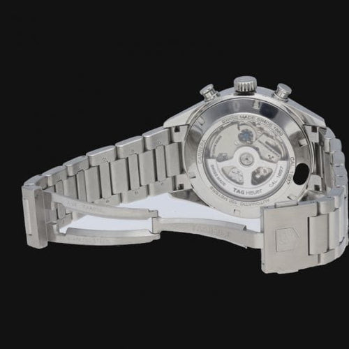 Montre TAG Heuer Carrera - Montre chronographe Calibre 1887 en acier 58 Facettes MT44494