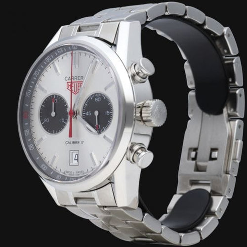 Montre TAG Heuer Carrera - Montre chronographe Calibre 16 en acier 41 mm 58 Facettes MT44524