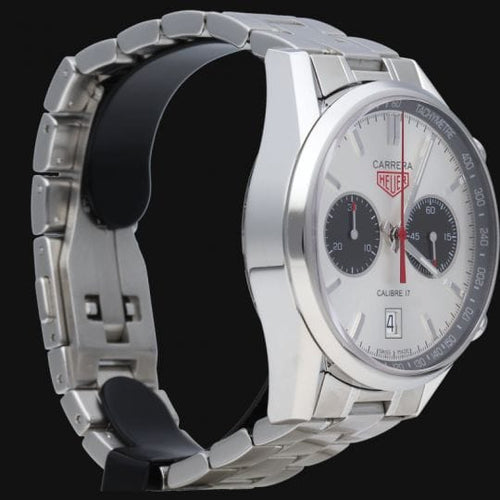 Montre TAG Heuer Carrera - Montre chronographe Calibre 16 en acier 41 mm 58 Facettes MT44524