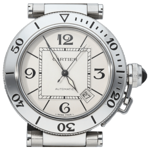 Montre Cartier - Montre Pasha Seatimer en acier 58 Facettes MT44425