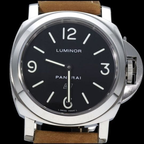 Montre Panerai Luminor Base Logo - Montre homme en acier 44 mm 58 Facettes MT41919
