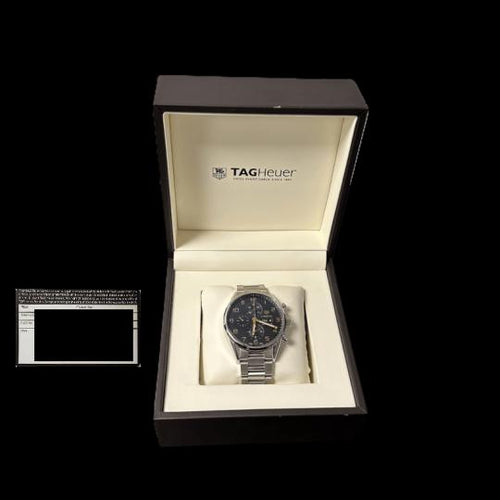 Montre Tag Heuer Carrera - Montre chronographe Calibre 16 en acier 41 mm 58 Facettes MT44525