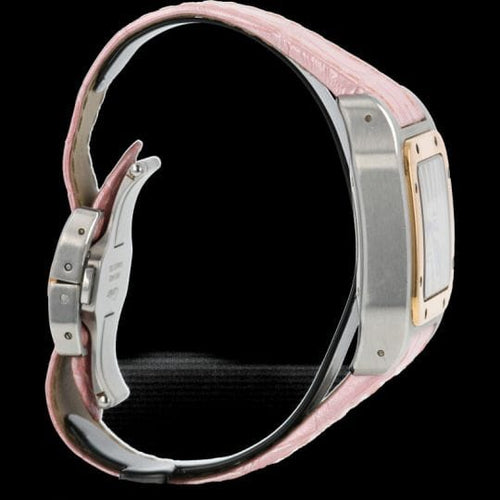 Montre Cartier Santos 100 - Montre automatique en or rose et acier 58 Facettes MT44406