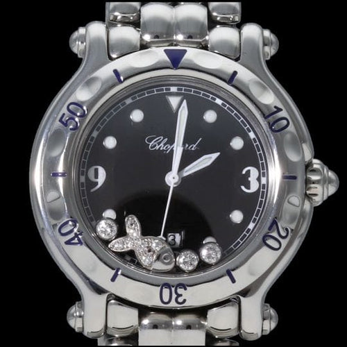 Montre Chopard Happy Sport - Montre femme quartz en acier 32 mm 58 Facettes MT44771