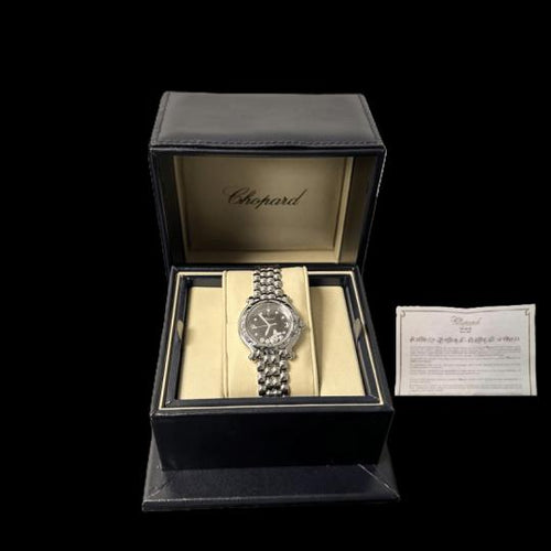 Montre Chopard Happy Sport - Montre femme quartz en acier 32 mm 58 Facettes MT44771