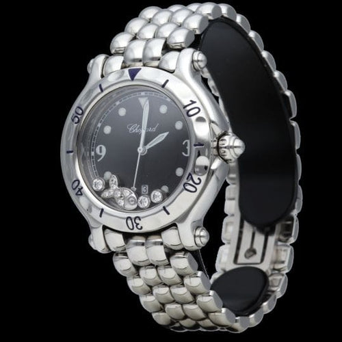 Montre Chopard Happy Sport - Montre femme quartz en acier 32 mm 58 Facettes MT44771