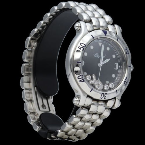 Montre Chopard Happy Sport - Montre femme quartz en acier 32 mm 58 Facettes MT44771