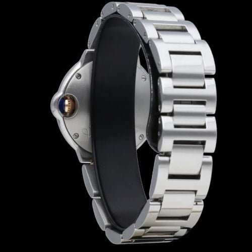 Montre Cartier Ballon Bleu - Montre femme quartz 28 mm or rose et acier 58 Facettes MT42919