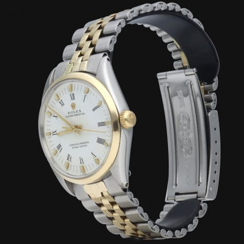 Montre Rolex Oyster Perpetual - Montre 34 mm en or jaune et acier 58 Facettes MT39932