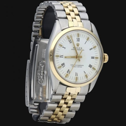 Montre Rolex Oyster Perpetual - Montre 34 mm en or jaune et acier 58 Facettes MT39932