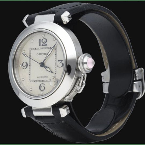 Montre Cartier Pasha - Montre automatique 35 mm nacre en acier 58 Facettes MT44405