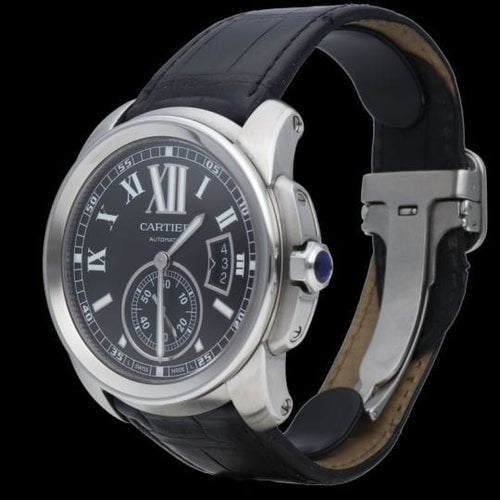 Montre Cartier Calibre de Cartier - Montre automatique homme 42 mm en acier 58 Facettes MT44443