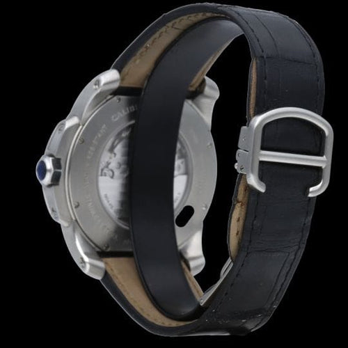 Montre Cartier Calibre de Cartier - Montre automatique homme 42 mm en acier 58 Facettes MT44443
