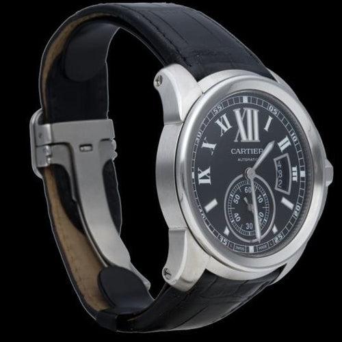 Montre Cartier Calibre de Cartier - Montre automatique homme 42 mm en acier 58 Facettes MT44443