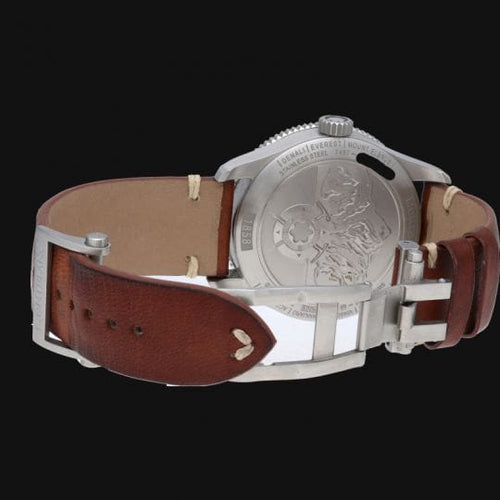 Montre Montblanc 1858 Geosphere - Montre automatique homme en acier 58 Facettes MT44313
