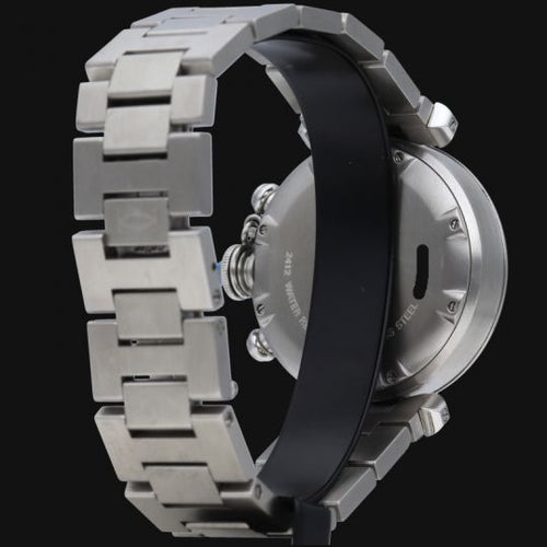 Montre Cartier Pasha - Montre chronographe automatique en acier 36 mm 58 Facettes MT44369