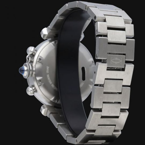 Montre Cartier Pasha - Montre chronographe automatique en acier 36 mm 58 Facettes MT44369