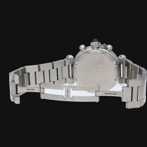Montre Cartier Pasha - Montre chronographe automatique en acier 36 mm 58 Facettes MT44369
