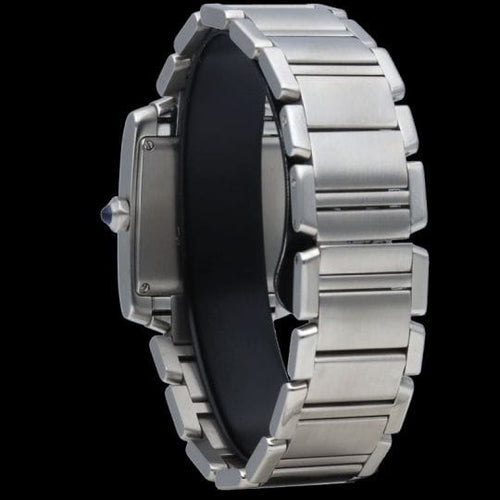 Montre Cartier Tank Française - Montre femme en acier, quartz 58 Facettes MT44798