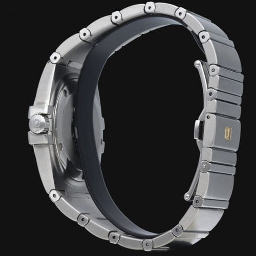 Montre Omega Constellation - Montre homme à quartz en acier 38 mm 58 Facettes MT44478