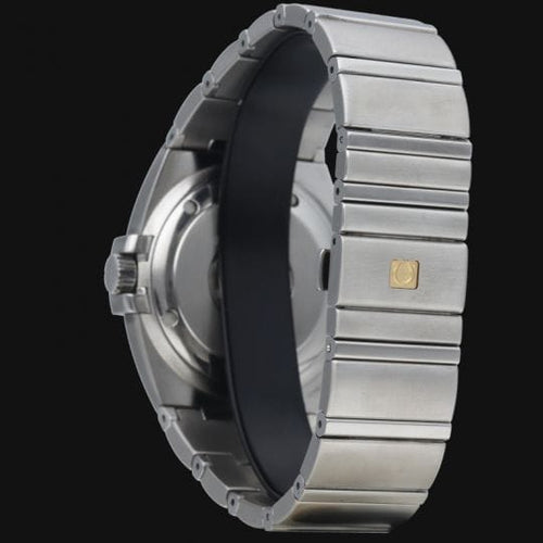 Montre Omega Constellation - Montre homme à quartz en acier 38 mm 58 Facettes MT44478