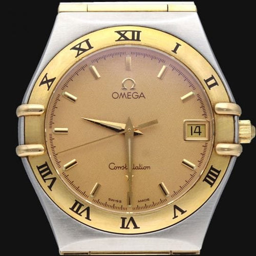 Montre Omega Constellation - Montre homme quartz en or jaune et acier 58 Facettes MT44546