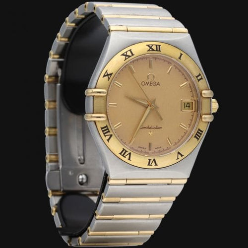 Montre Omega Constellation - Montre homme quartz en or jaune et acier 58 Facettes MT44546